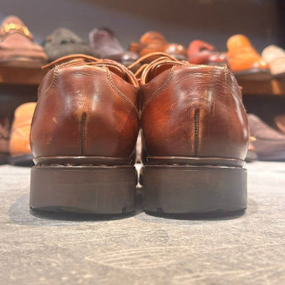 パラブーツ レザーシューズ シャンボード Uチップ デカタグ ブラウン  メンズ サイズUK6.5 PARABOOT ビジネスシューズ 約25.0cm【LA】【中古】