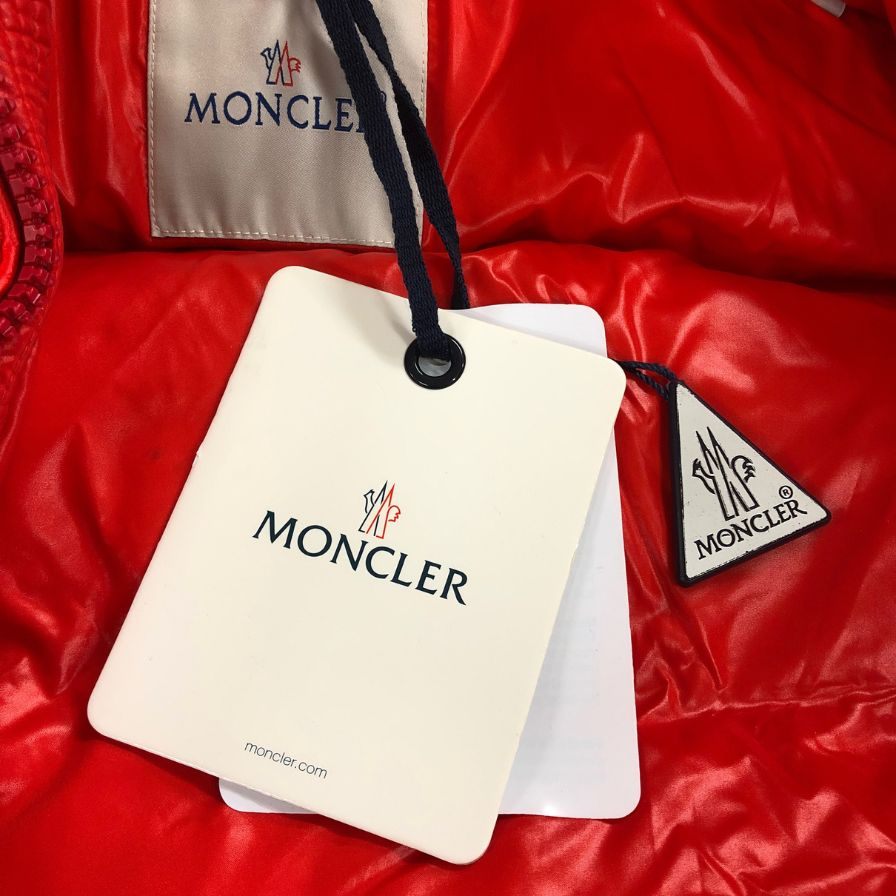 極美品◆モンクレール ダウンジャケット ECRINS レッド メンズ サイズ2 MONCLER 【AFA14】