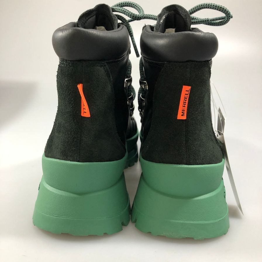 メレル ブーツ トレッキングブーツ Bristol MID レディース サイズ24 ブラック グリーン系 MERRELL 約24.0cm【AFD9-2】