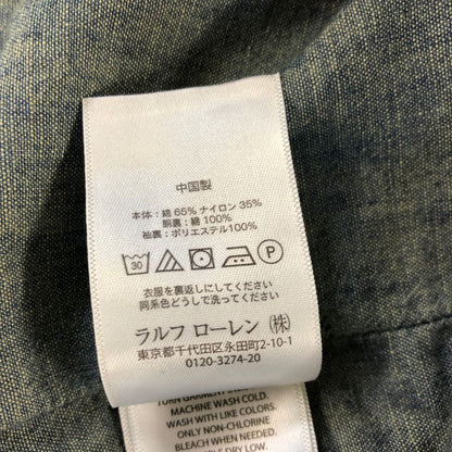 美品◆ポロ ラルフローレン 国内正規 フィールドジャケット M65 ヴィンテージ加工 ワッペン付 メンズ サイズL ネイビー Polo Ralph Lauren 【AFF19】