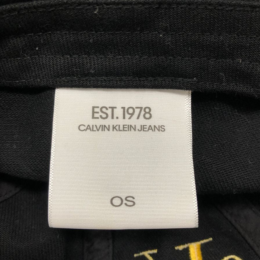 カルバンクライン ジーンズ キャップ メンズ ブラック calvin klein JEANS