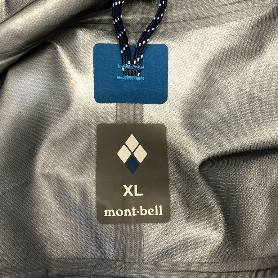 極美品◆モンベル パウダーショット パーカ ゴアテックス ナイロン ブルー メンズ サイズXL mont-bell 【AFA18】