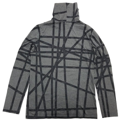 美品◆エルメス マルジェラ期 長袖Tシャツ ハイネック ボルデュック グレー レディース サイズL HERMES 【AFB41】