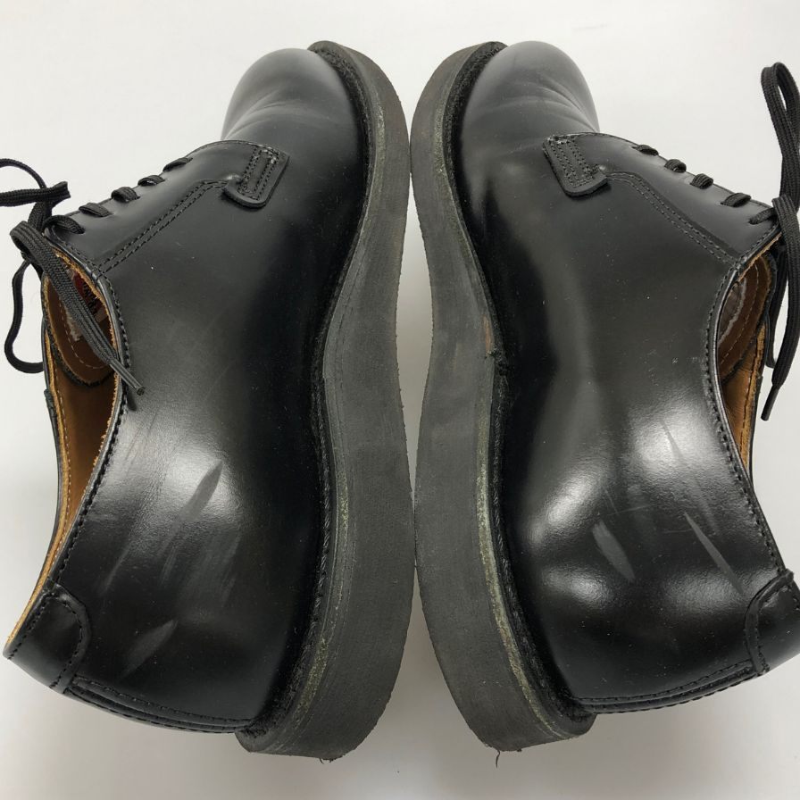 レッドウィング レザーシューズ プレーントゥ ポストマン オックスフォード 101 レザー サイズUS8D メンズ ブラック RED WING 約26.0cm【AFD7】