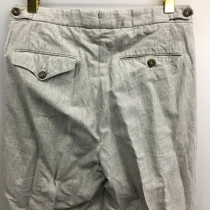 ジーティーアー  パンツ トラウザー サイドボタン リネン混 メンズ サイズ46 グレー系 GTA IL PANTALONE 【AFB36】