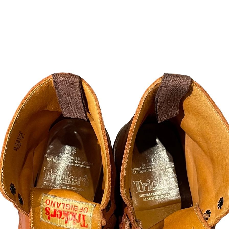トリッカーズ レザーシューズ カントリーブーツ レースアップ モールトン M2508 メンズ ブラウン サイズUK7.5 Tricker's MALTON  約26.5cm【LA】【中古】