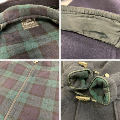 中古◆グローバーオール ダッフルコート 80年代 イングランド製 ネイビー ウール メンズ サイズM gloverall 【AFA5】
