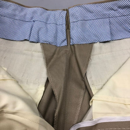 リングヂャケット スラックス コットン サイドアジャスター トラウザーズ ベージュ系 ダブル メンズ サイズ44 RING JACKET 【AFB1】
