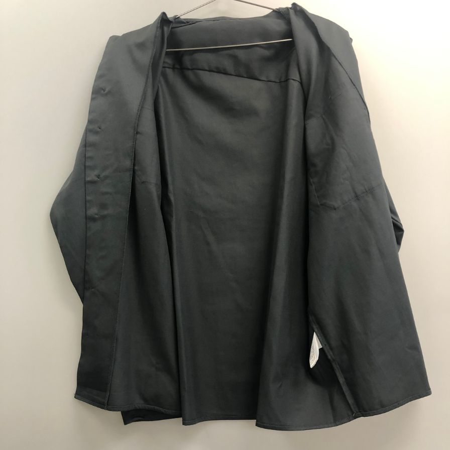極美品◆アンダーカバー×ディッキーズ UC1F4402 ワークシャツ TCツイル チャコールグレー サイズ4 Dickies UNDERCOVER 【AFB4】
