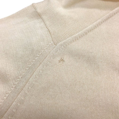 中古■ジョンスメドレー ニットポロ 半袖 ベージュ メンズ サイズL JOHN SMEDLEY 【AFB8】