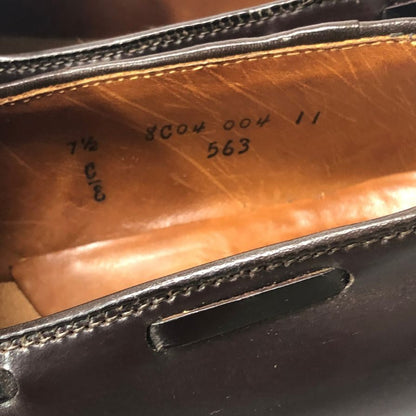 オールデン 563 コードバン タッセルローファー バーガンディ US7.5E メンズ ALDEN ローファー 約25.5cm【LA】【中古】