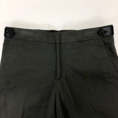 エルメス ショートパンツ レザーあしらい グレー メンズ サイズ38 HERMES 【AFB29】