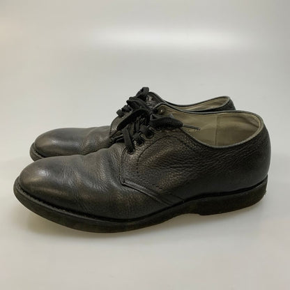オールデン レザーシューズ 311 プレーントゥ シボレザー ブラック メンズ US10.5 CDIラスト Alden 約28.5cm【AFC47】