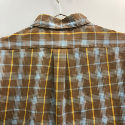 美品◆ジェーシーペニー 70S ボタンダウンシャツ Permanent Press チェック サイズM メンズ J.C.Penney 【AFB12】