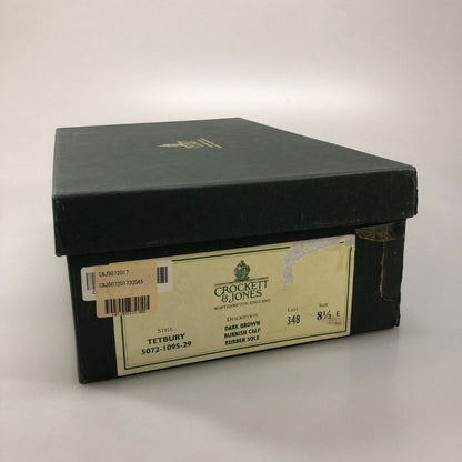 クロケット＆ジョーンズ  レザー チャッカブーツ  TETBURY サイズUK8.5 ブラウン Crockett & Jones ブーツ 約27.0cm【LA】【中古】