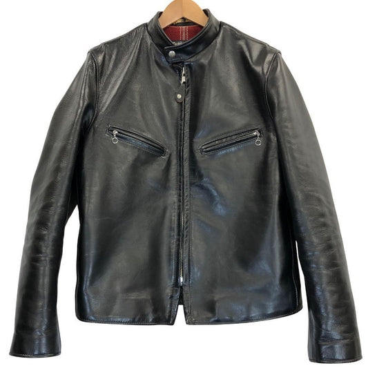 美品◆ショット シングルライダース ジャケット 641XJH スペシャルホースハイド ブラック メンズ サイズ38 Schott SPECIAL HORSEHIDE 【AFG1】