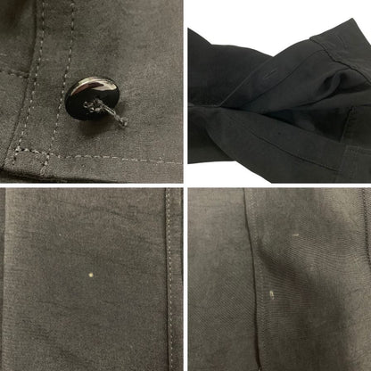 美品◆グラウンド ワイ ヨウジヤマモト 24AW カットアウトシャツ ブラック メンズ サイズ3 GO-B13-500 Ground Y YOHJI YAMAMOTO 【AFB47】