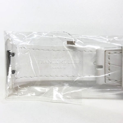 フランクミュラー ヴァンガード V45用 クロコ ラバーバンド メンズ ホワイト FRANCK MULLER【AFI14】