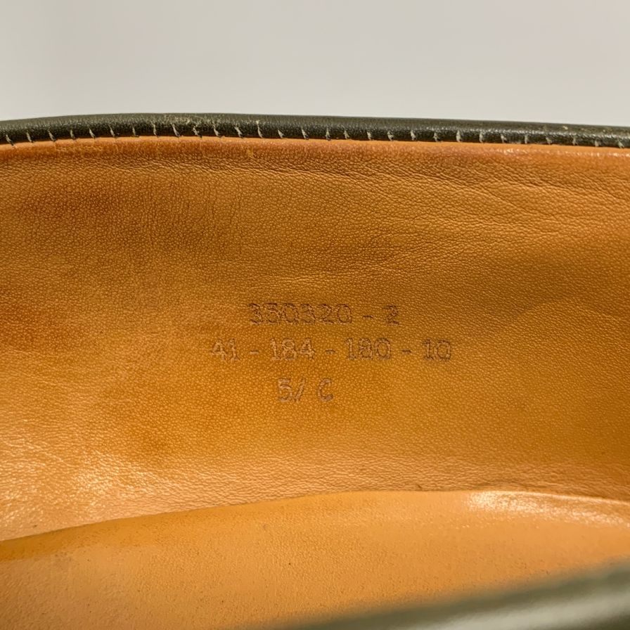 ジェイエムウエストン レザーシューズ 180 シグニチャーローファー ハンターグリーン メンズ サイズ5.5C グリーン J.M. WESTON 約24.0cm【AFD13】