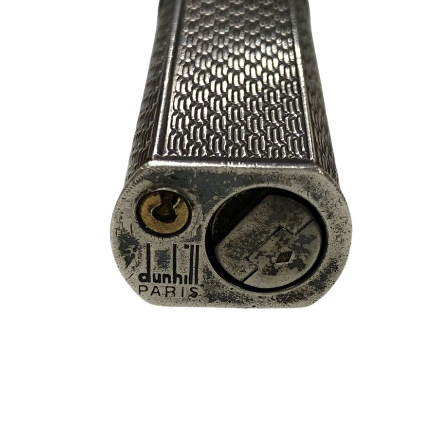 ダンヒル ガスライター シルフィード メッシュ 銀無垢 ヴィンテージ SV925 メンズ dunhill【AFI5】【中古】