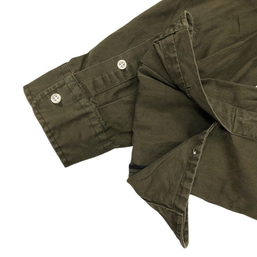 中古◆ラルフローレン 90S 長袖シャツ カーキ メンズ サイズXXL Ralph Lauren 【AFB41】