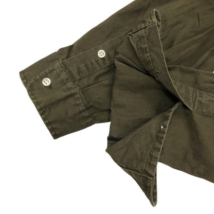 中古◆ラルフローレン 90S 長袖シャツ カーキ メンズ サイズXXL Ralph Lauren 【AFB41】