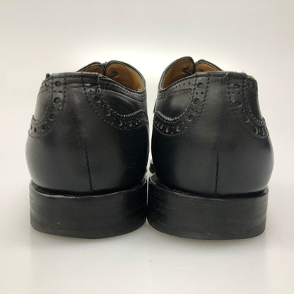 ジャランスリワヤ ウイングチップ カーフ ブラック サイズ7 メンズ  Jalan Sriwijaya 約25.5cm【AFC7】