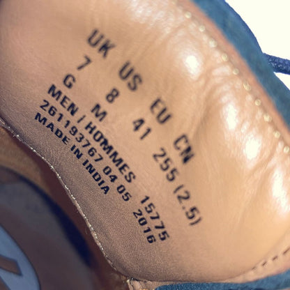 クラークス レザーシューズ フルブローグ カーフ クッションプラスインソール メンズ ブラック サイズUK7 Clarks 約25.5cm【AFC32】