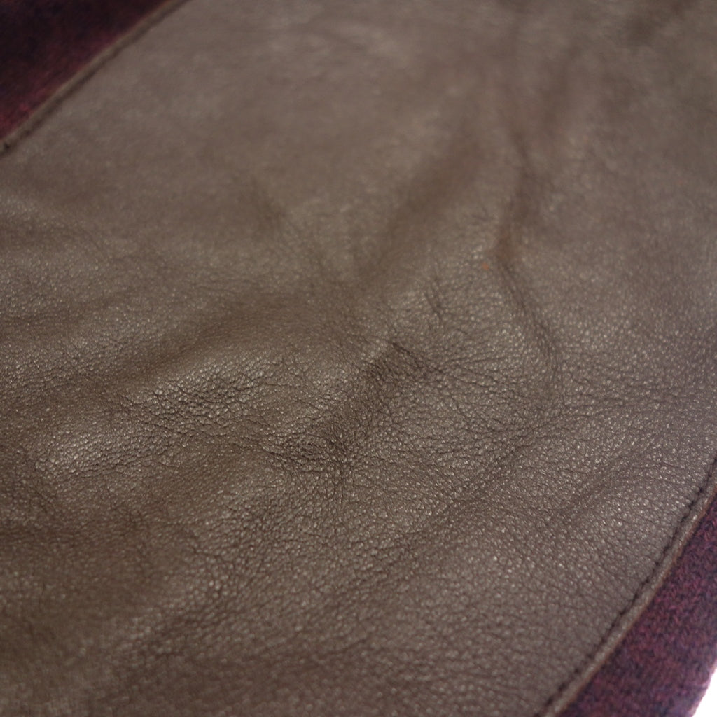 Good condition ◆ Maison Margiela 14 Cardigan Leather Patch Men's Purple Size M 30HA053814386 MAISON MARGIELA [AFB2] 