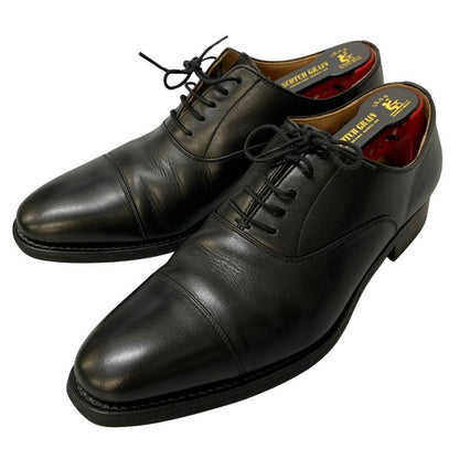 スコッチグレイン ストレートチップ レザー T0326 百貨店限定モデル メンズ ブラック サイズ25 SCOTCH GRAIN 約25.0cm【AFD9】