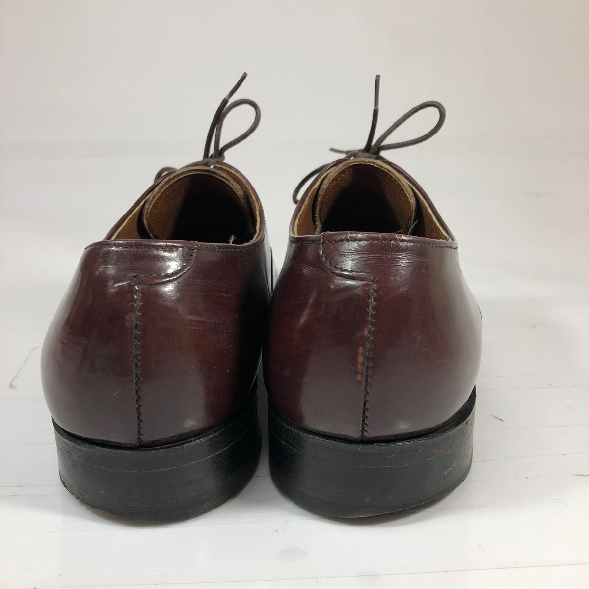 ボストニアン レザーシューズ ストレートチップ パンチドキャップトゥ メンズ サイズ9.5 Bostonian 約27.5cm【AFC7】