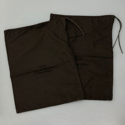 チャーチ チェルシーブーツ ナントン ポリッシュドバインダーカーフ ブラック サイズ6.5F church's ブーツ 約25.5cm【LA】【中古】
