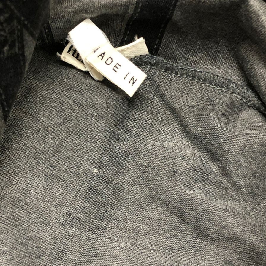 美品◆エルメス マルジェラ期 長袖Tシャツ ハイネック ボルデュック グレー レディース サイズL HERMES 【AFB41】