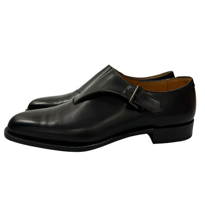 大塚製靴 レザーシューズ サイド モンクストラップ メンズ ブラック サイズ6 OTSUKA M-5 Side Monk Strap 約25.0cm【AFD6】