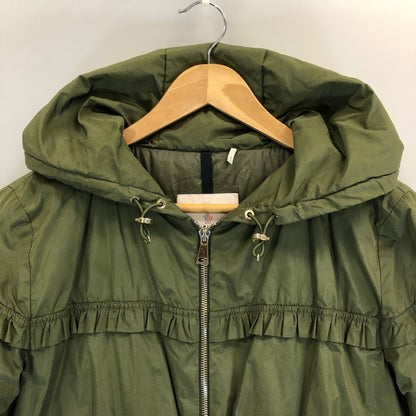 中古◆モンクレール 19SS ダウンコート LUXEMBOURG GIUBBOTTO カーキ レディース サイズ2 MONCLER 【AFA1】