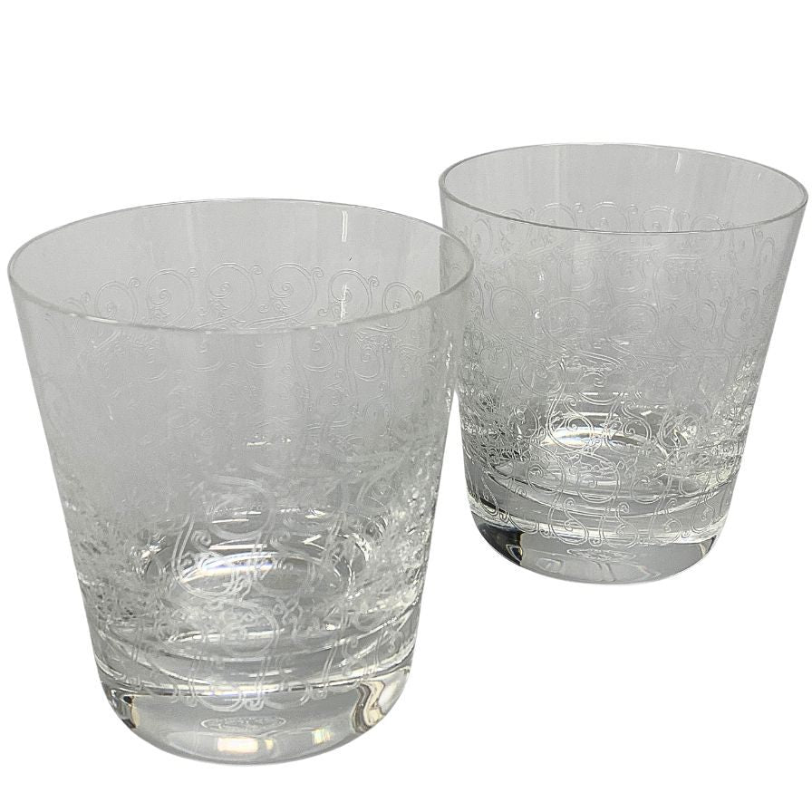 バカラ ローハン ロックグラス 2脚セット Baccarat Rohan【AFI28】【中古】