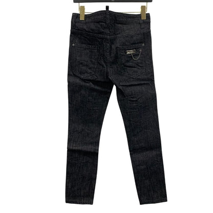 ディースクエアード デニムパンツ   S73LA0068 コットン ポリウレタン サイズ38 レディース ブラック DSQUARED2 【AFB17】