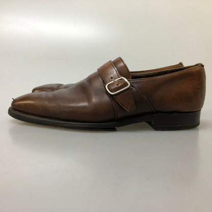 ジョセフチーニー シングルモンク レザーシューズ ブラウン メンズ サイズ6 JOSEPH CHEANEY 約25.0cm【PTM5】