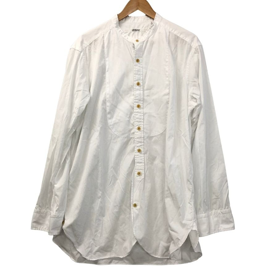 中古◆トキアリ TOKIARI バンドカラー 長袖シャツ 日本製 メンズ 2 ホワイト 時在服飾設計 【AFB20】