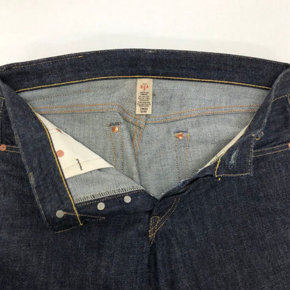 ダブルアールエル ラルフローレン デニムパンツ ボタンフライ インディゴ メンズ サイズ W29 L30 RRL RALPH LAUREN 【AFB9】