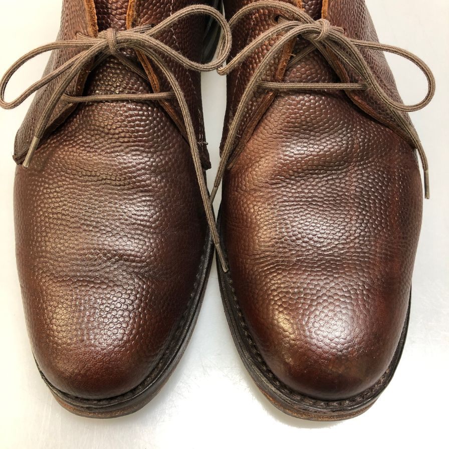 アレンエドモンズ ブルックスブラザーズ別注 チャッカブーツ シボレザー ブラウン メンズ サイズ7.5D Allen Edmonds×Brooks Brothers 約25.5cm【AFC43】