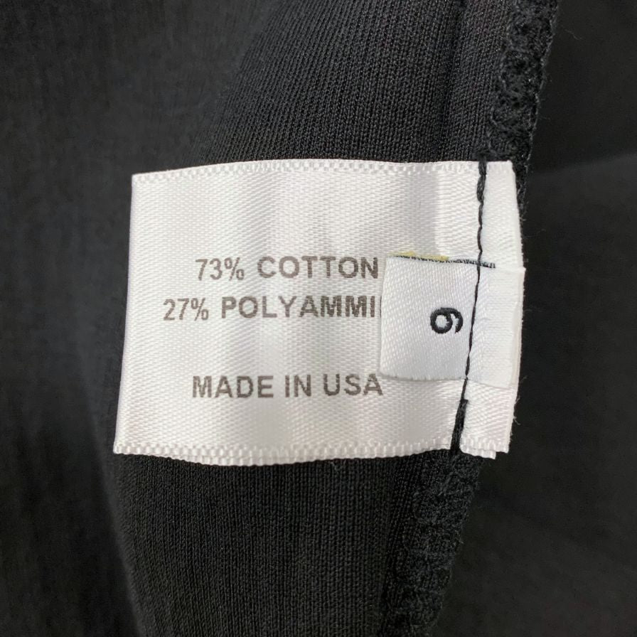 極美品◆プロエンザスクーラー 半袖 胸ポケット ワンピース 両サイドジップあしらい レデイース サイズ6 ブラック Proenza Schoule 【AFB25】