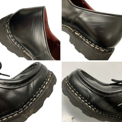 パラブーツ レザーシューズ ミカエル チロリアン トリコロールタグ サイズ39.5 メンズ ブラック PARABOOT MICHAEL ビジネスシューズ 約24.5cm【LA】【中古】