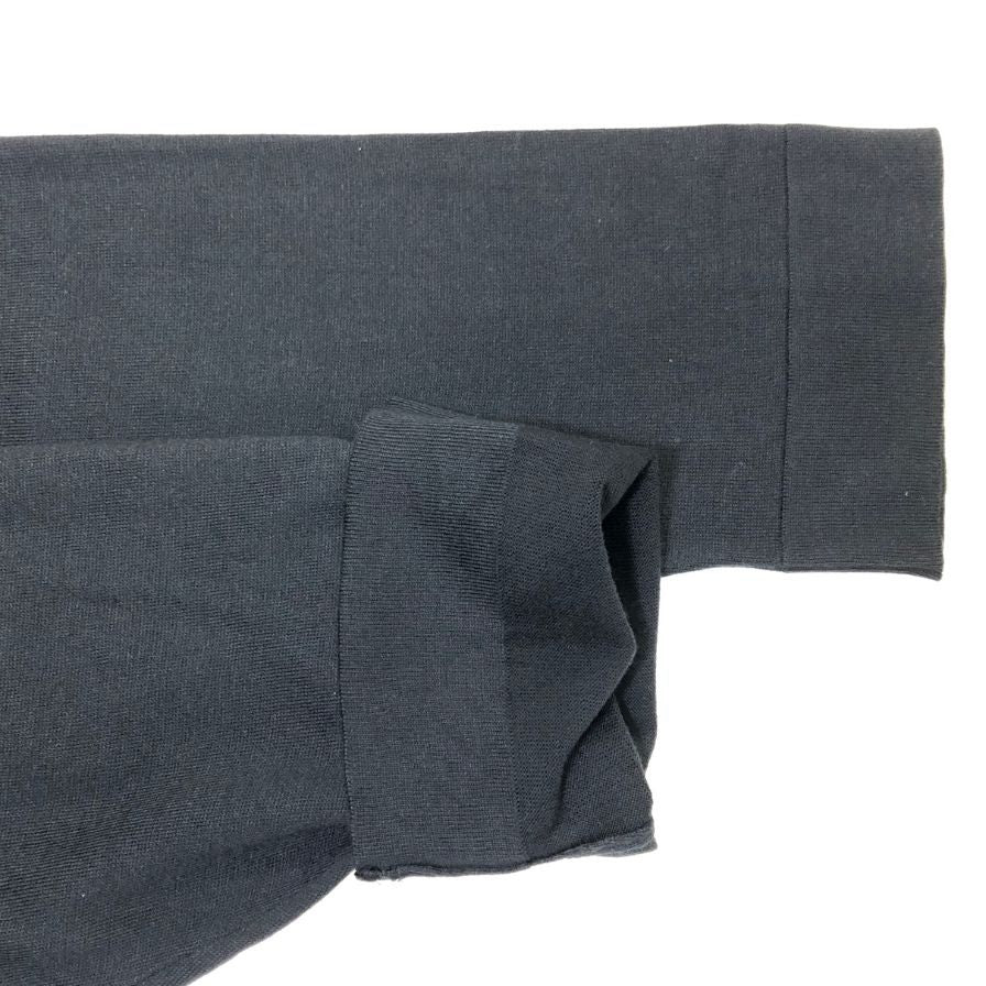新品同様◆ジョンスメドレー ニットバスクTシャツ サイズM ブラック JOHN SMEDLEY 【AFB32】