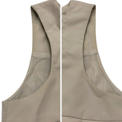 美品◆フォクシー ニューヨーク ノースリーブ 膝丈ワンピース アイボリー 40サイズ 28694-NAOFF409P FOXEY NEWYORK 【AFB24】