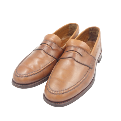 Used ◆ Alden Ships Custom Leather Shoes Coin Loafers 7159UF Calf Men's Brown US8C ALDEN SHIPS [LA] 