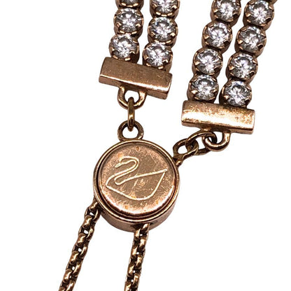 スワロフスキー ブレスレット ラインストーン ゴールド系 レディース SWAROVSKI
