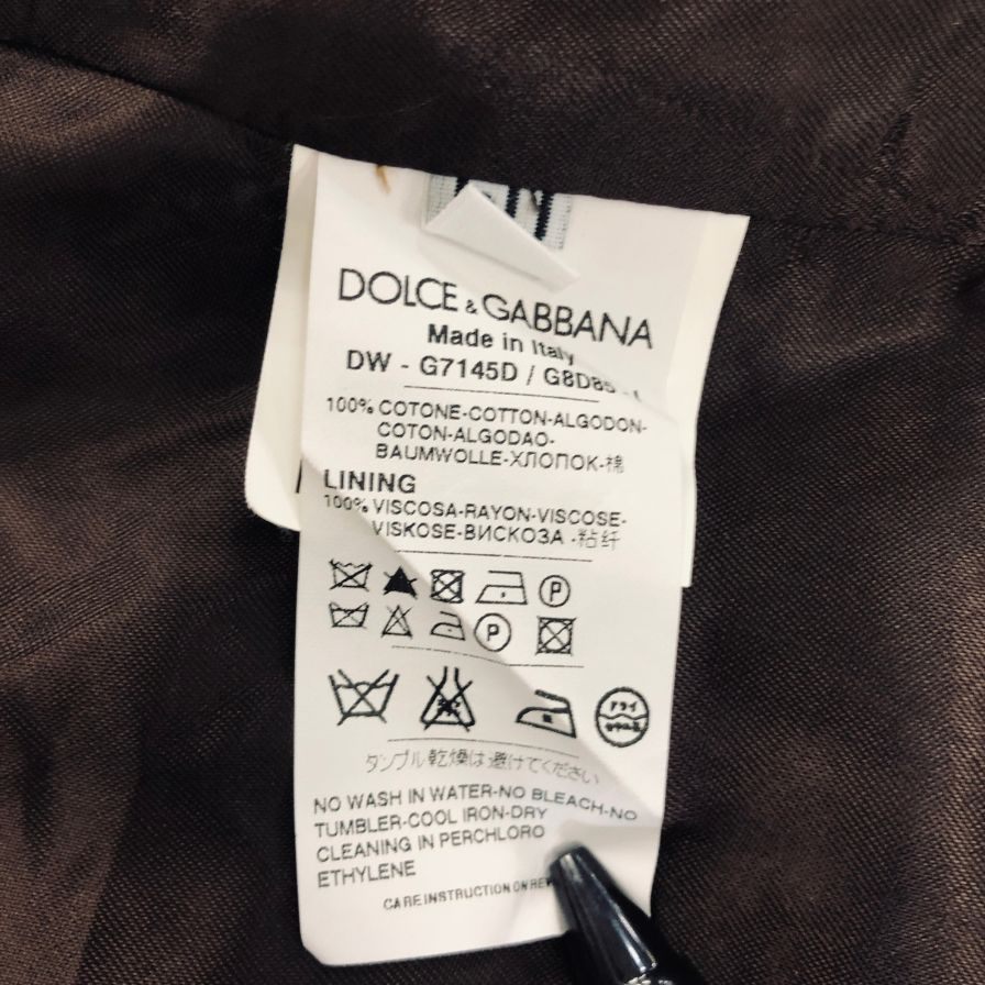 美品◆ドルチェ&ガッバーナ ベスト ジレ デニム ヴィンテージ加工 サイズ50 ブルー系 メンズ DOLCE&GABBANA 【AFB19】