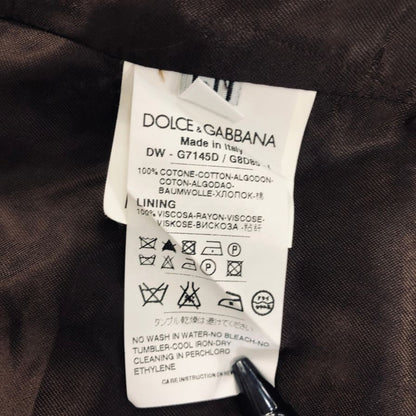 美品◆ドルチェ&ガッバーナ ベスト ジレ デニム ヴィンテージ加工 サイズ50 ブルー系 メンズ DOLCE&GABBANA 【AFB19】