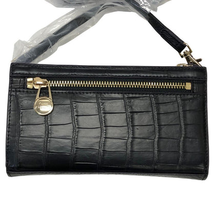 ペレリールッソ クロコ ハンドバック ブラック  PELLEY LUSSO【AFI18-3】